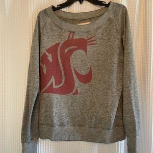 Washington State University Long Sleeve Boatneck Shirt
